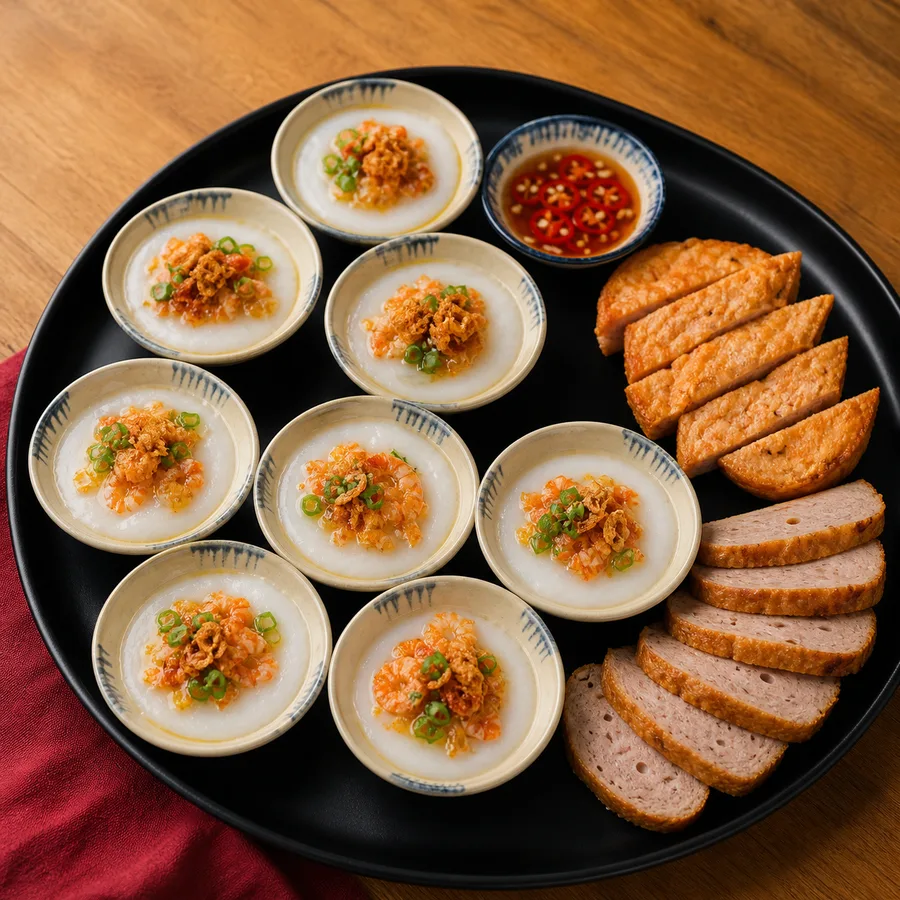 Bánh Bèo Chả Tôm Chả Huế